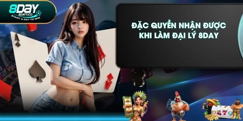 Đặc quyền nhận được khi làm đại lý 8DAY
