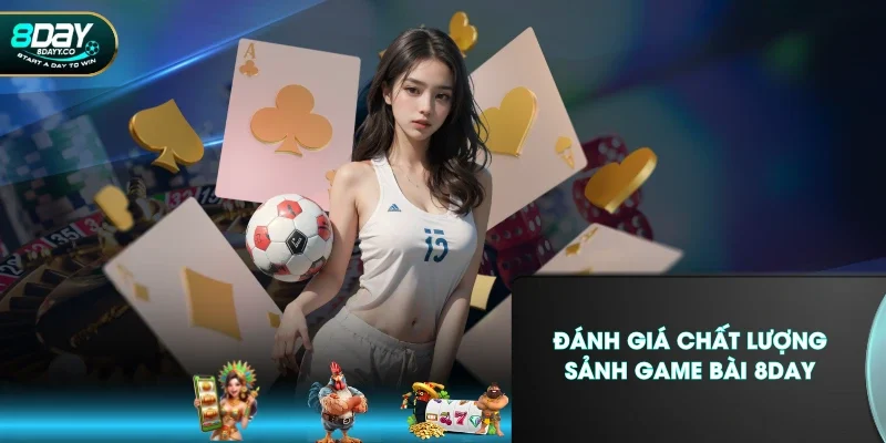 Đánh giá chất lượng sảnh game bài 8DAY