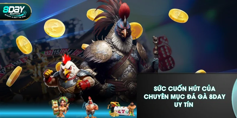 Sức cuốn hút của chuyên mục đá gà 8DAY uy tín