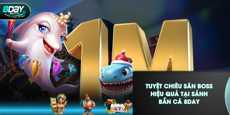 Tuyệt chiêu săn boss hiệu quả tại sảnh bắn cá 8DAY